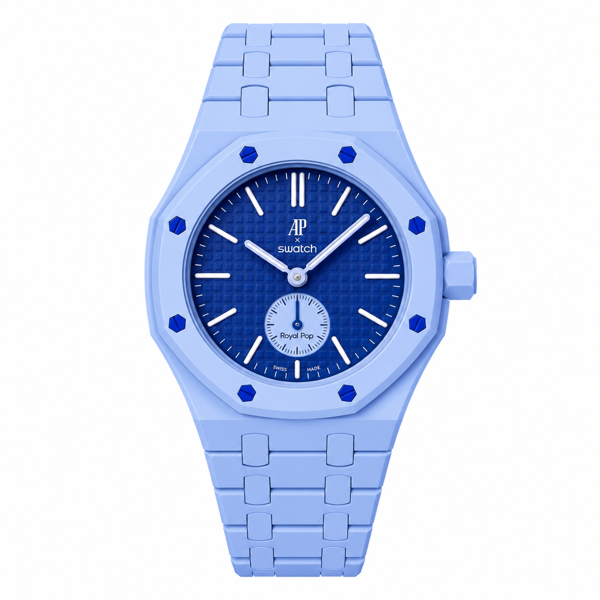 Bioceramic case and strap for AP x Swatch RoyalPop (Lightblue)