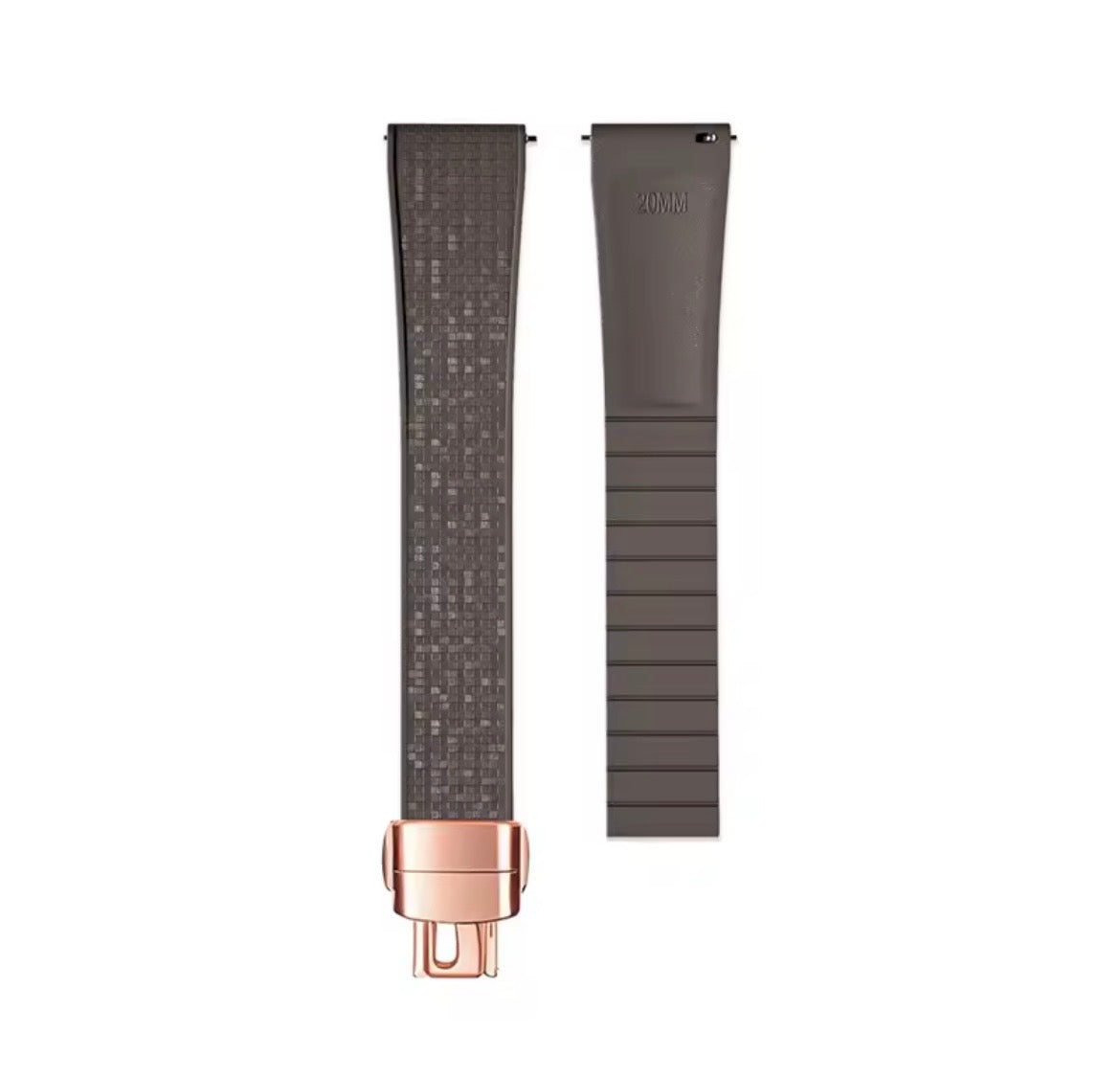 CTS Fluoro Rubber Strap with Subtle Sparkle - Multiple colors/sizes