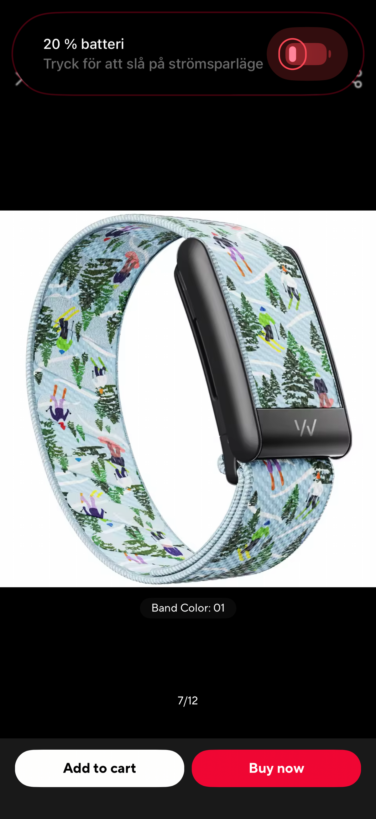 Alpine Ski Print Strap for WHOOP 5.0 & WHOOP MG – Winter Edition