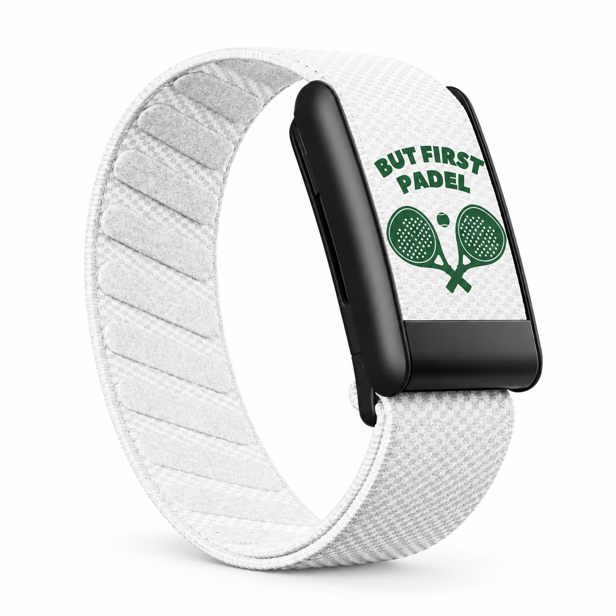 But First Padel Strap for WHOOP 5.0 & WHOOP MG – White
