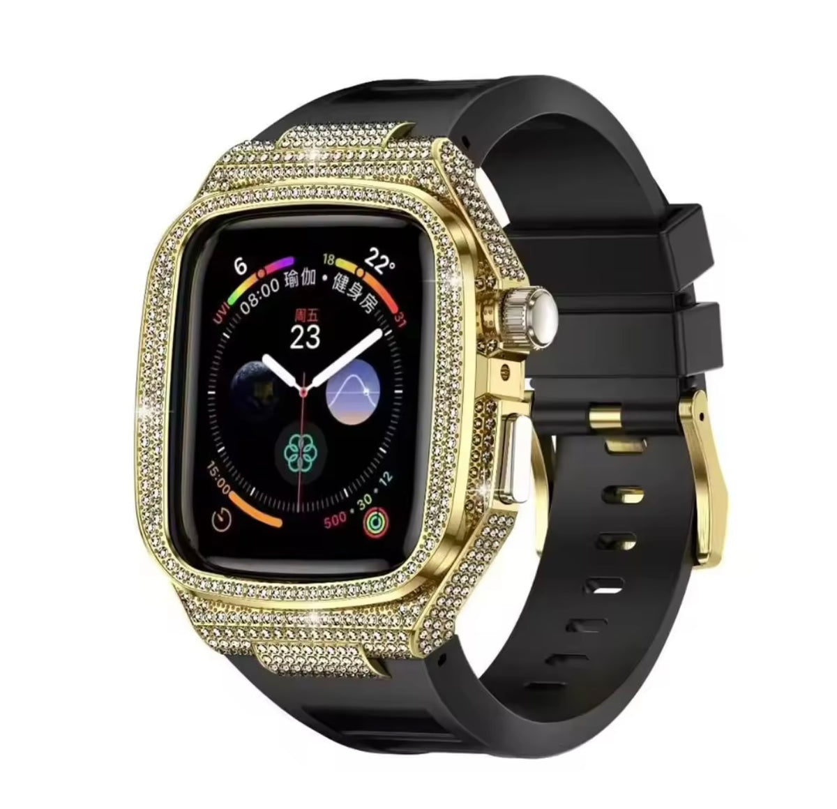 Iced Out Full Case & Strap for Apple Watch