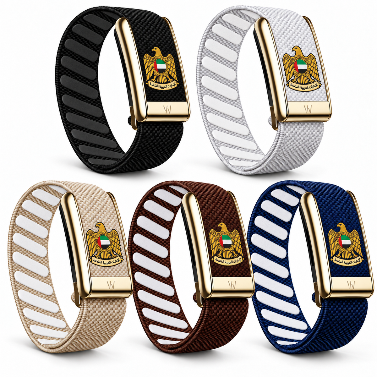 UAE Eagle Inspired Woven Strap Compatible with WHOOP 5.0 & MG