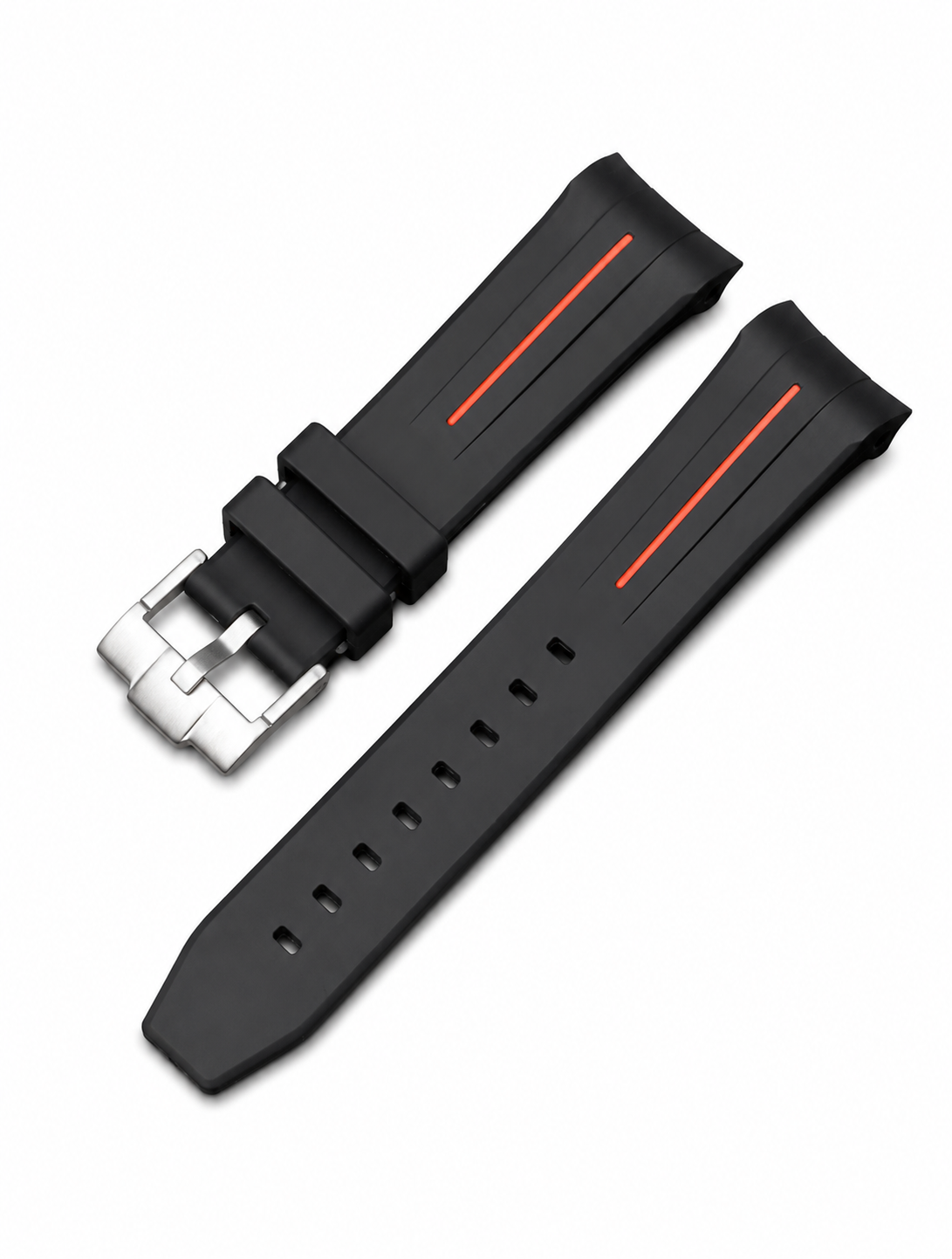 Silicone Watch Band For Blancpain x Swatch 22mm