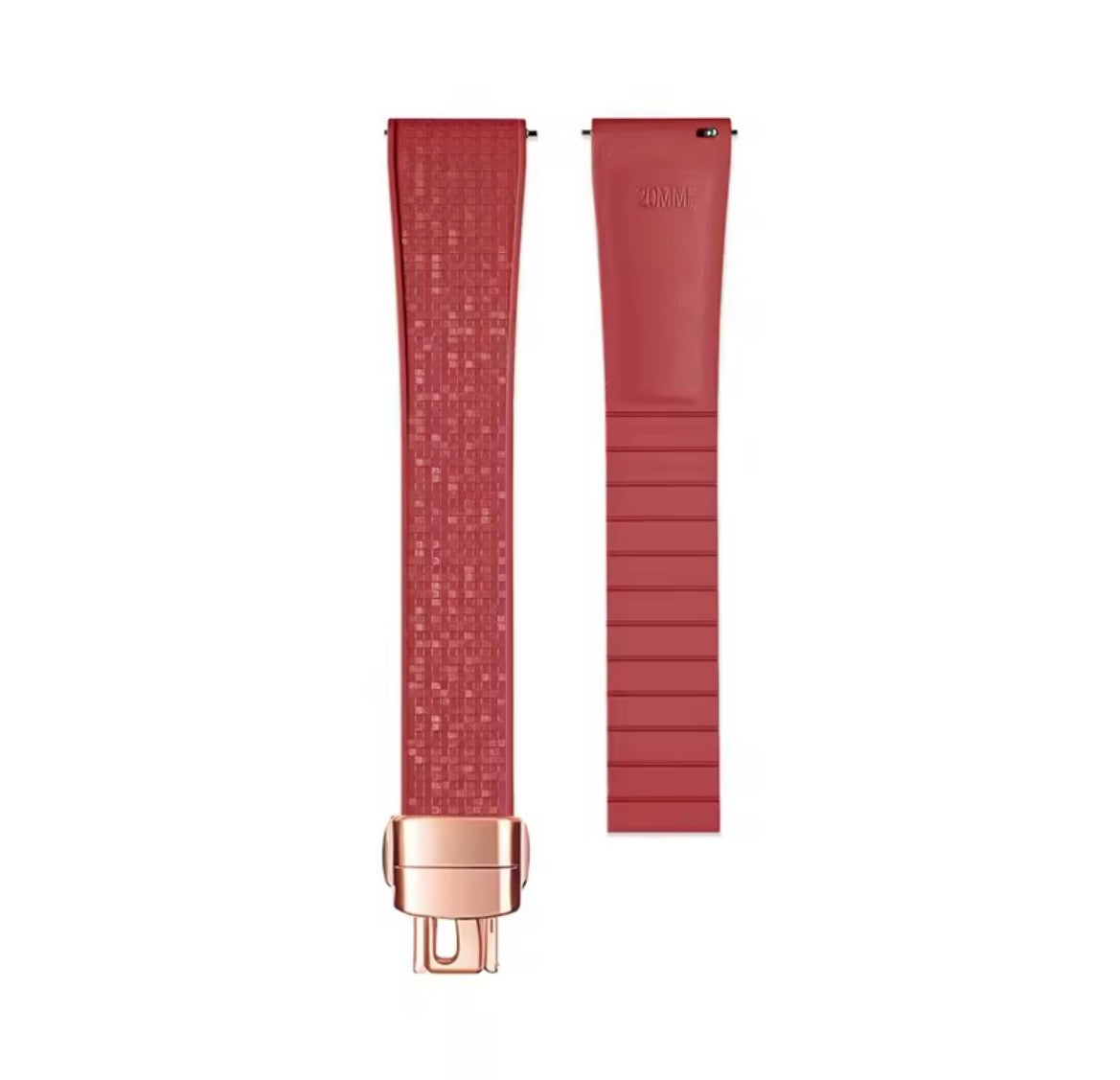CTS Fluoro Rubber Strap with Subtle Sparkle - Multiple colors/sizes