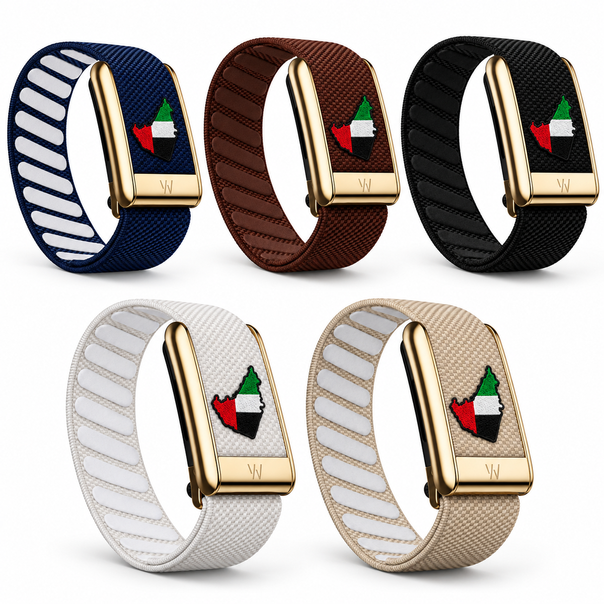 UAE Map/Flag Inspired Woven Strap Compatible with WHOOP 5.0 & MG