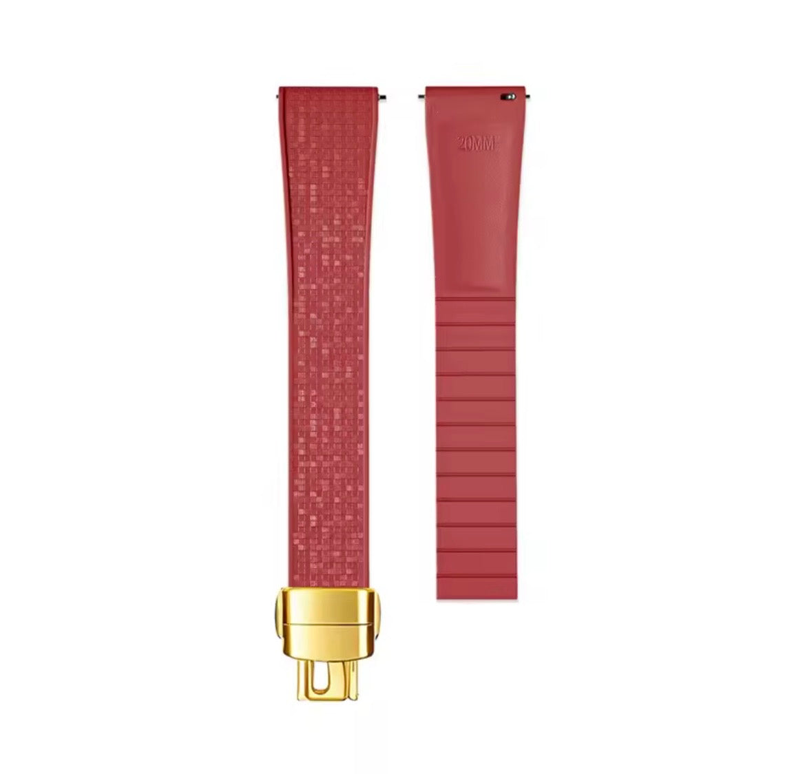 CTS Fluoro Rubber Strap with Subtle Sparkle - Multiple colors/sizes