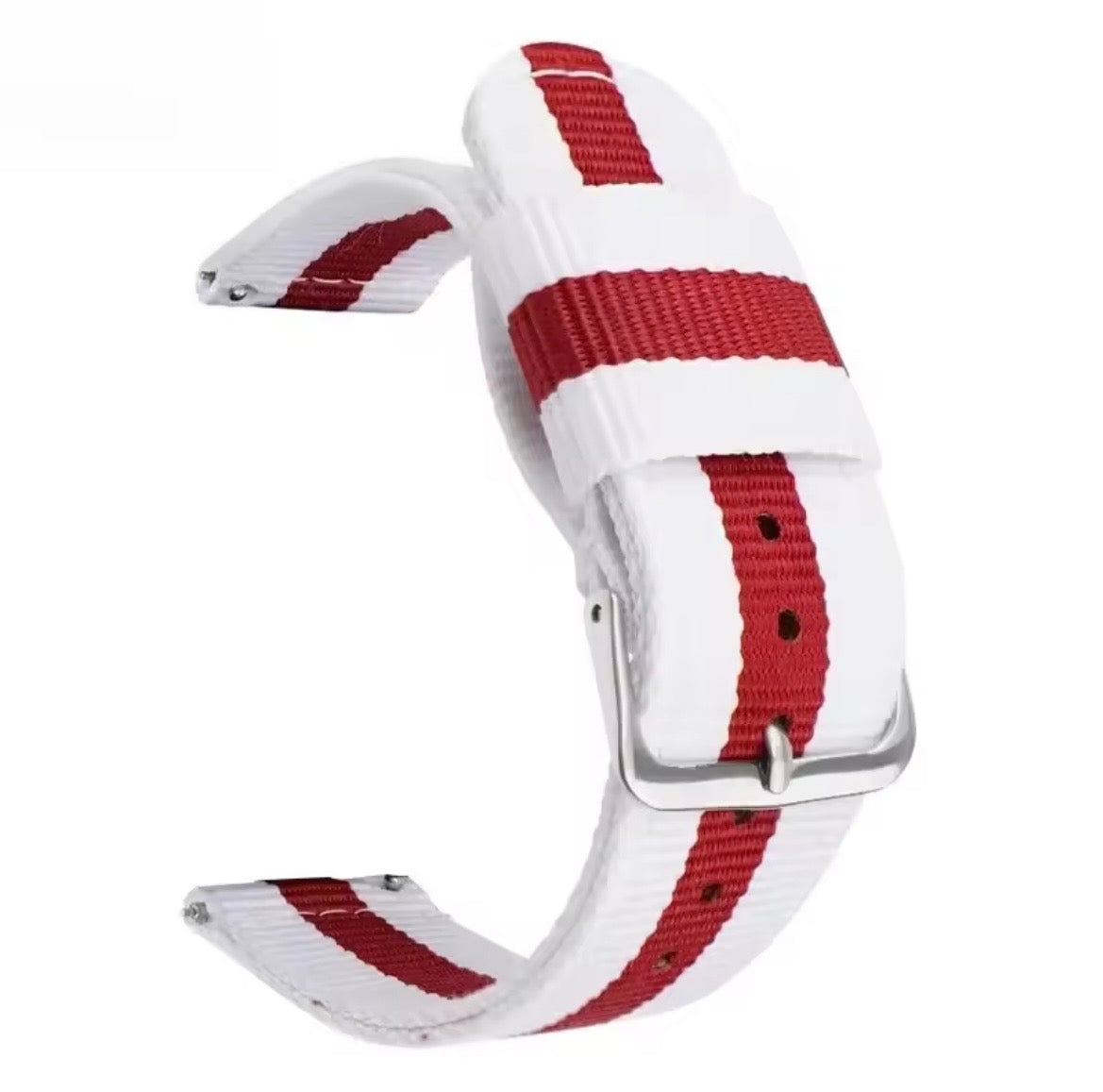 Universal NATO Watch Strap 20mm/22mm – Nylon Watch Band Compatible with Omega Moonswatch, Samsung, Garmin, Huawei, Amazfit & More