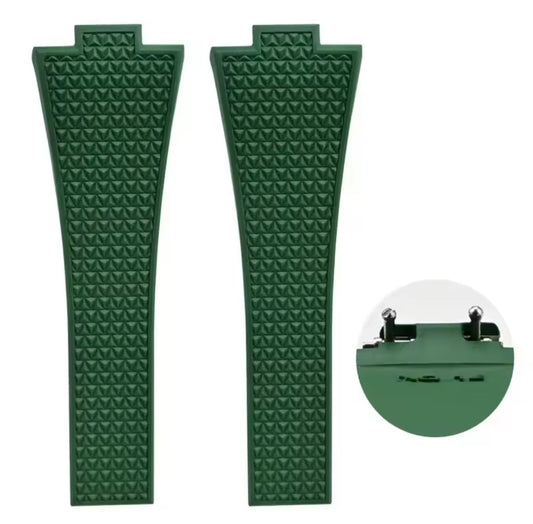 Tissot PRX  Rubber Strap – Premium Fluororubber Watch Band  (Multiple Colors)