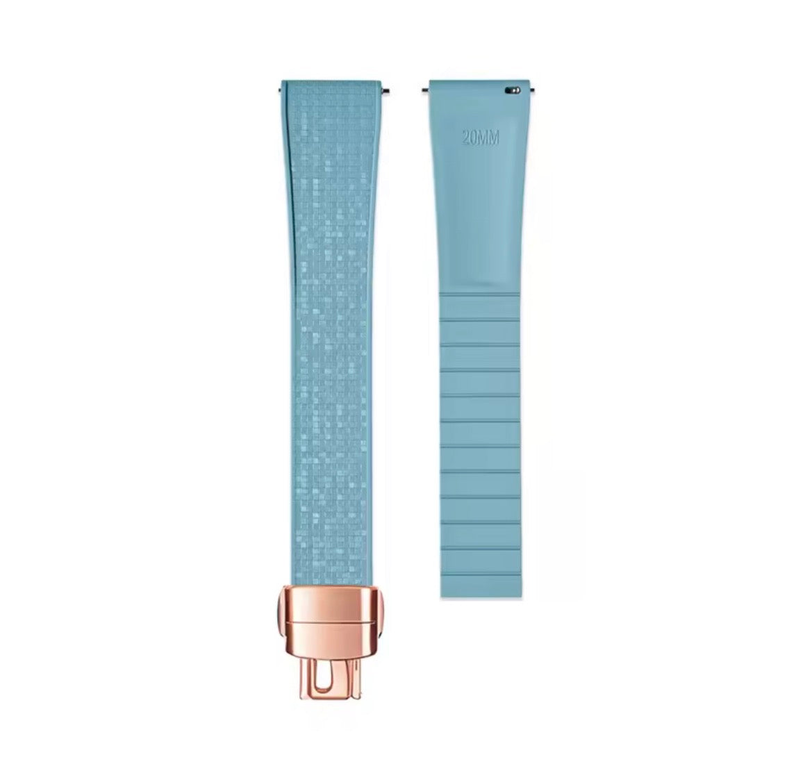 CTS Fluoro Rubber Strap with Subtle Sparkle - Multiple colors/sizes