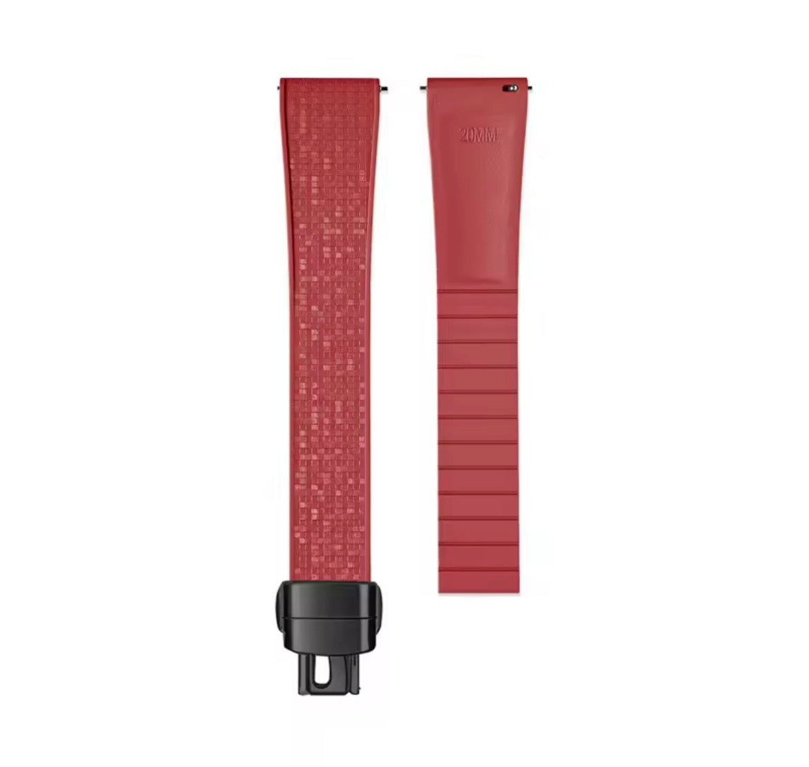 CTS Fluoro Rubber Strap with Subtle Sparkle - Multiple colors/sizes