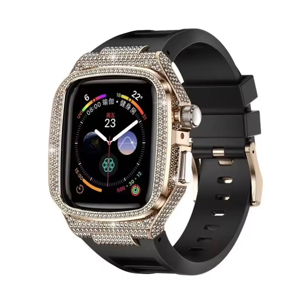Iced Out Full Case & Strap for Apple Watch