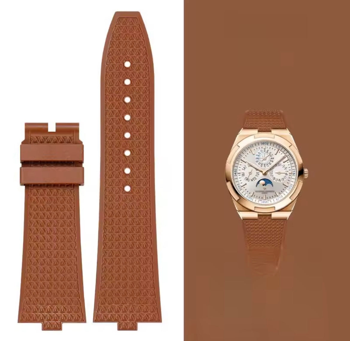 Silicone Watch Strap for Vacheron Constantin Overseas multiple colors