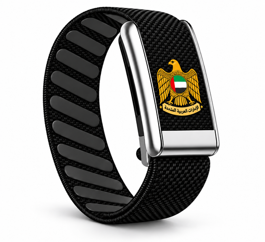 UAE Eagle Inspired Woven Strap Compatible with WHOOP 5.0 & MG