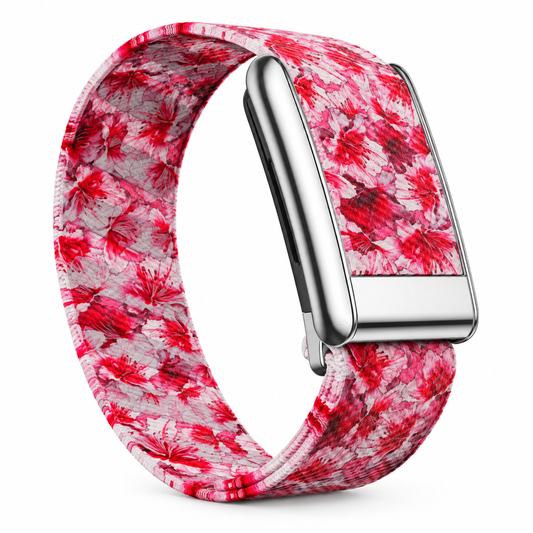 Floral Nylon Strap for WHOOP 5.0 & WHOOP MG – Pink Blossom
