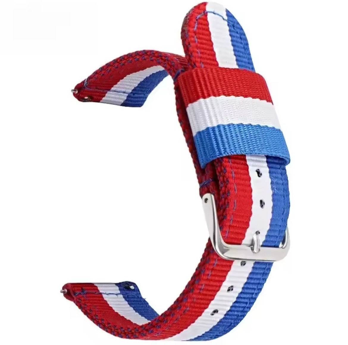 Universal NATO Watch Strap 20mm/22mm – Nylon Watch Band Compatible with Omega Moonswatch, Samsung, Garmin, Huawei, Amazfit & More