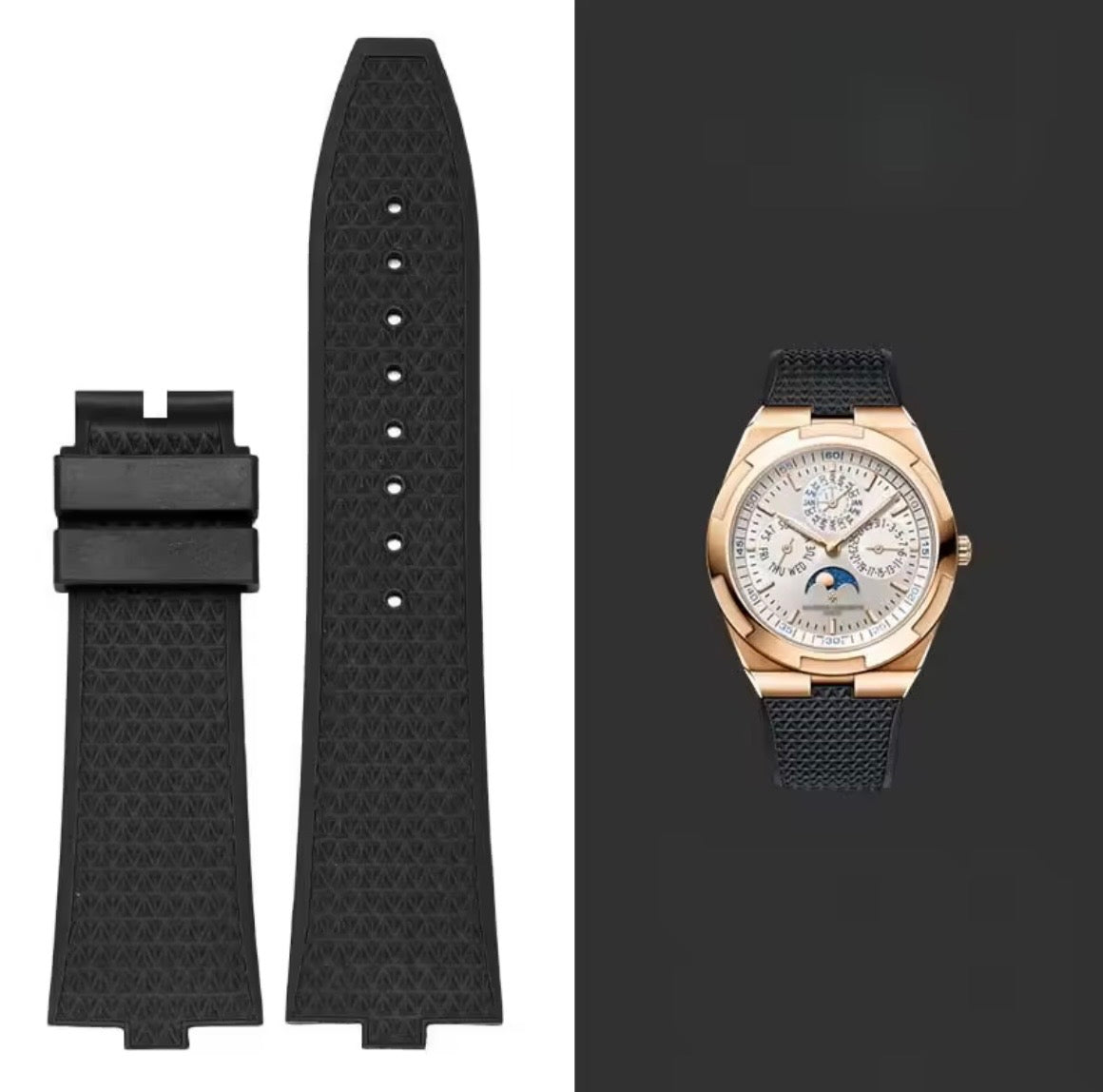 Silicone Watch Strap for Vacheron Constantin Overseas multiple colors