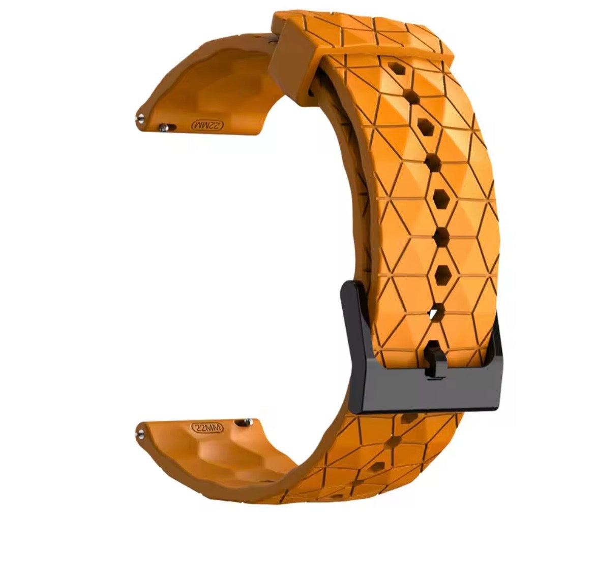 HexGrid Polar Silicone Sport Watch Band for CMF Watch Pro / Pro 2 / 22mm