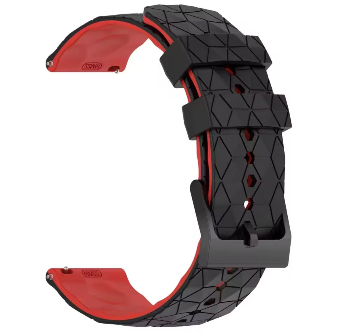 HexGrid Polar Silicone Sport Watch Band for CMF Watch Pro / Pro 2 / 22mm