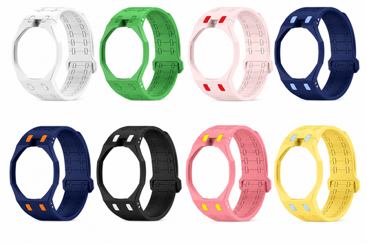 Magnetic Silicone Watch Strap For AP x Swatch