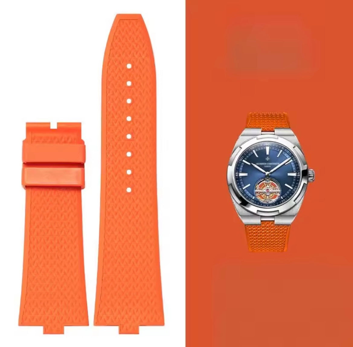 Silicone Watch Strap for Vacheron Constantin Overseas multiple colors