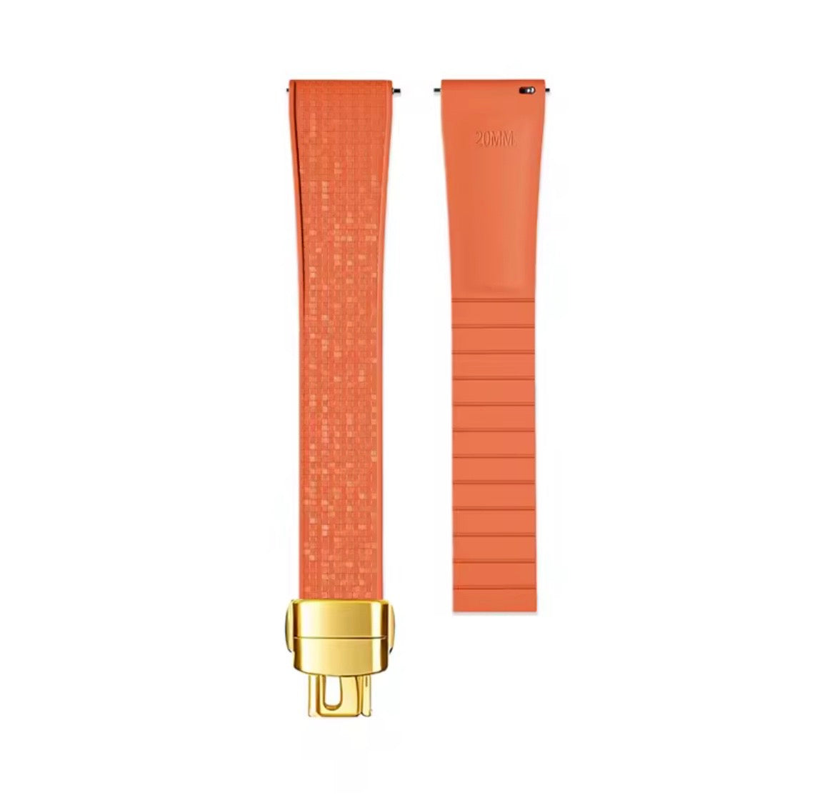 CTS Fluoro Rubber Strap with Subtle Sparkle - Multiple colors/sizes