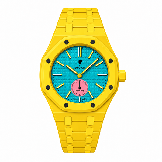 Bioceramic case and strap for AP x Swatch RoyalPop (Yellow)
