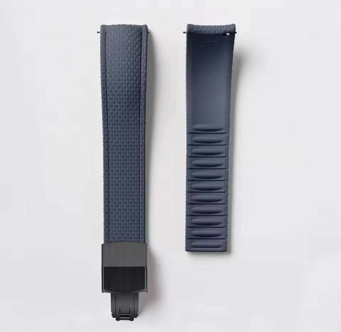 CTS FKM Rubber Watch Strap, Quick Release, Grey