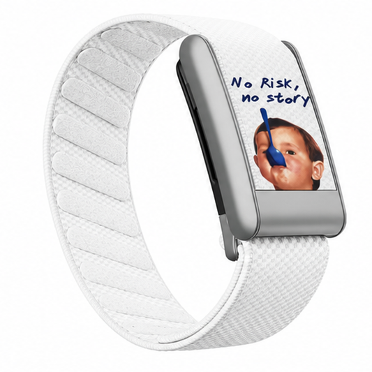 No Risk No Story Graphic Strap for WHOOP 5.0 & WHOOP MG - Multiple colors