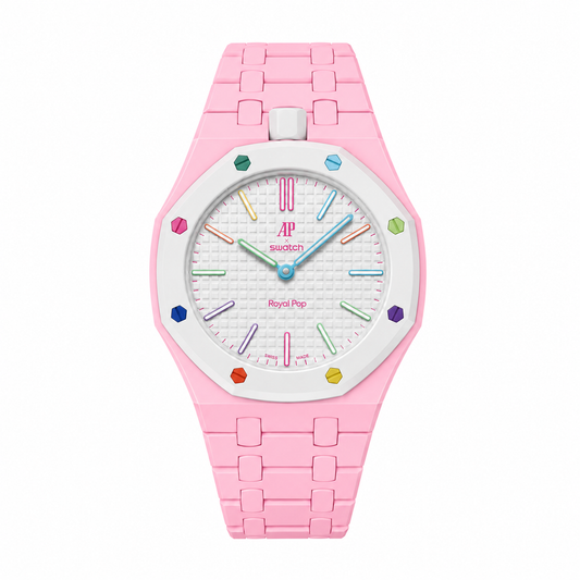 Bioceramic case and strap for AP x Swatch RoyalPop (Light pink)