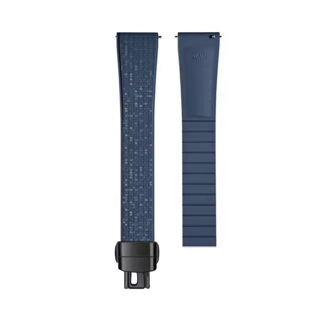 CTS Fluoro Rubber Strap with Subtle Sparkle - Multiple colors/sizes