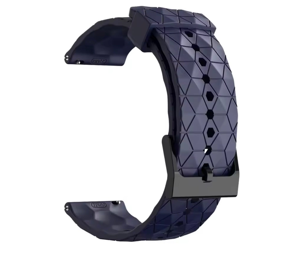 HexGrid Polar Silicone Sport Watch Band for CMF Watch Pro / Pro 2 / 22mm
