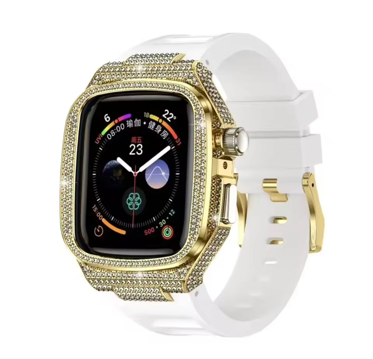 Iced Out Full Case & Strap for Apple Watch