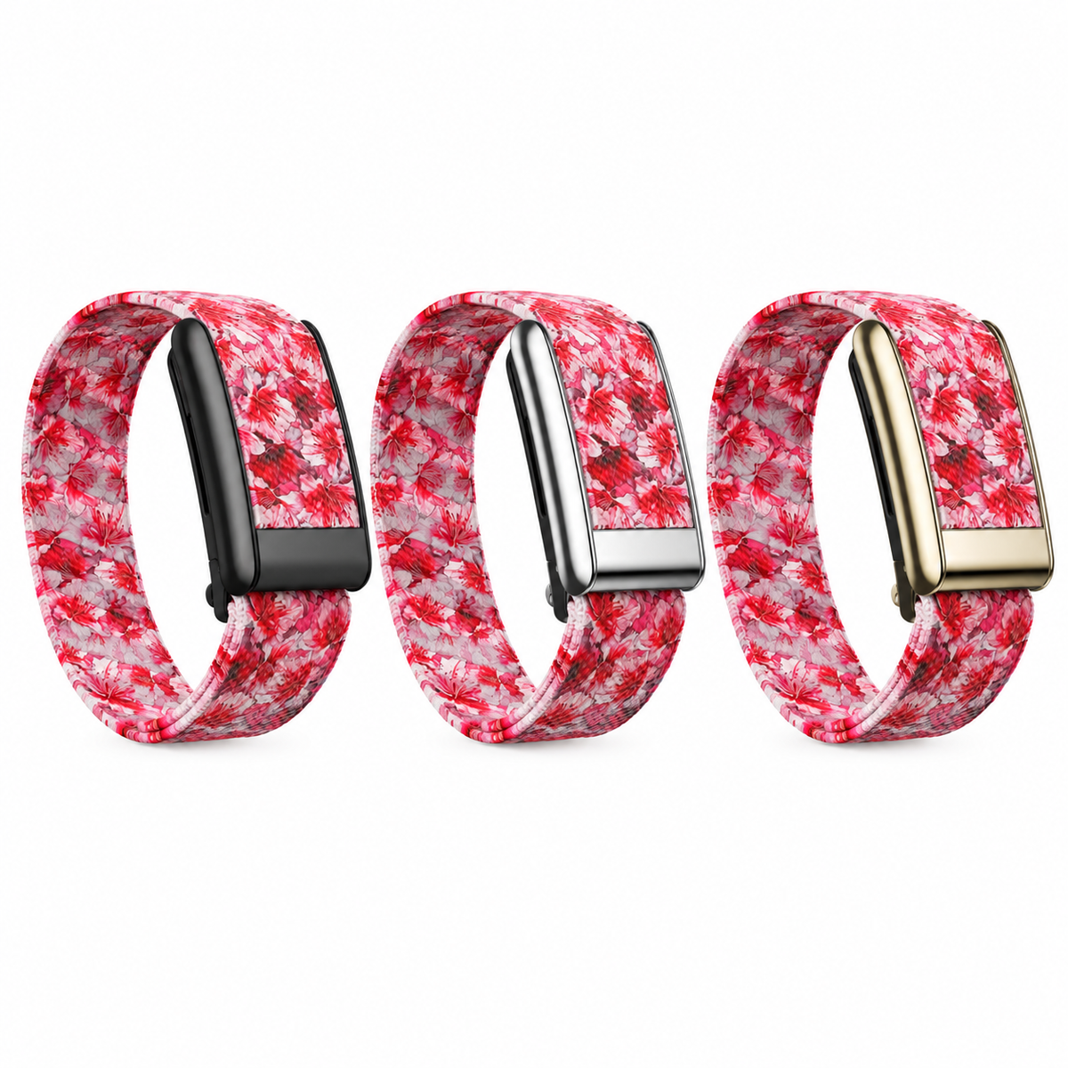 Floral Nylon Strap for WHOOP 5.0 & WHOOP MG – Pink Blossom