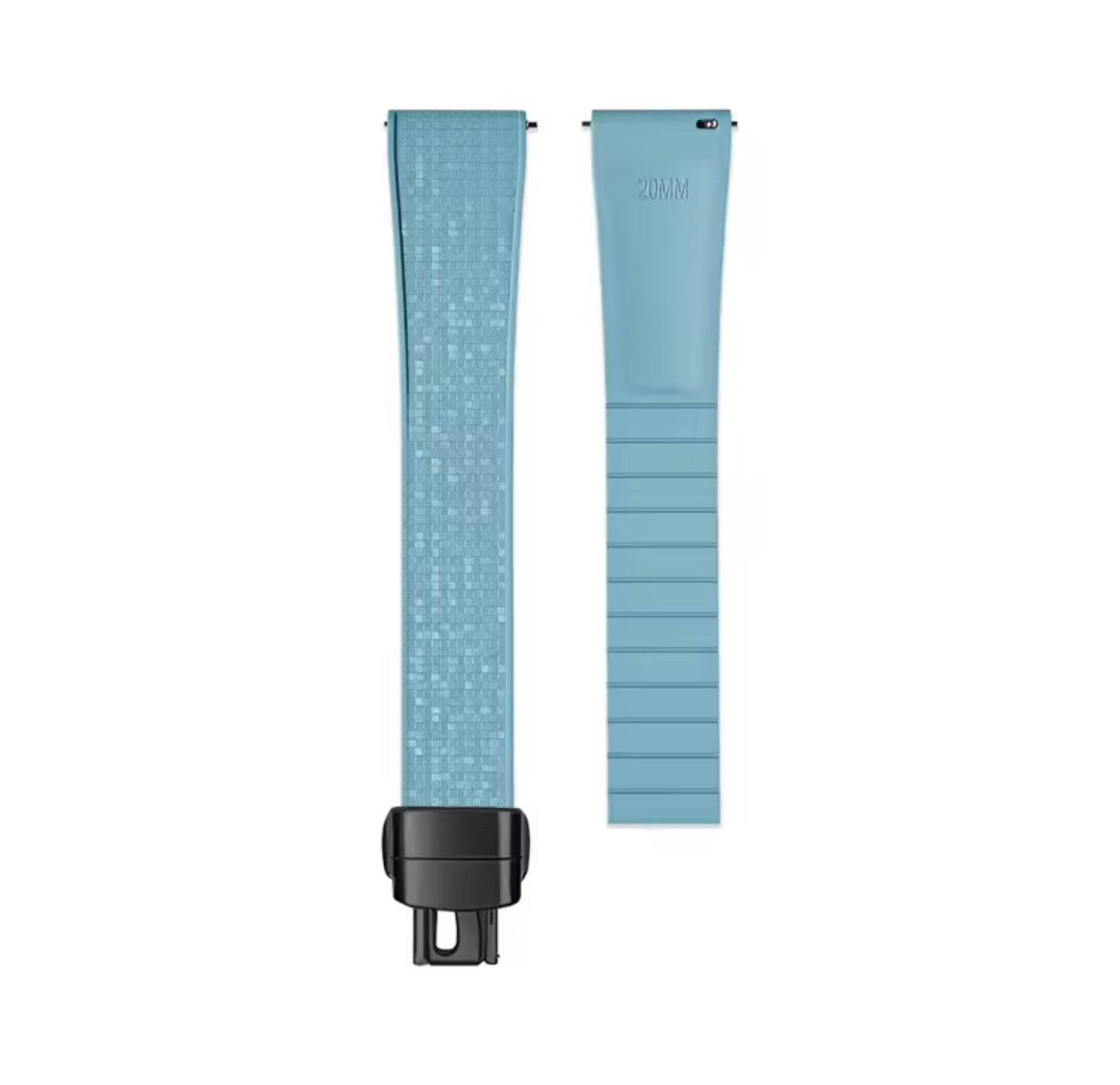 CTS Fluoro Rubber Strap with Subtle Sparkle - Multiple colors/sizes