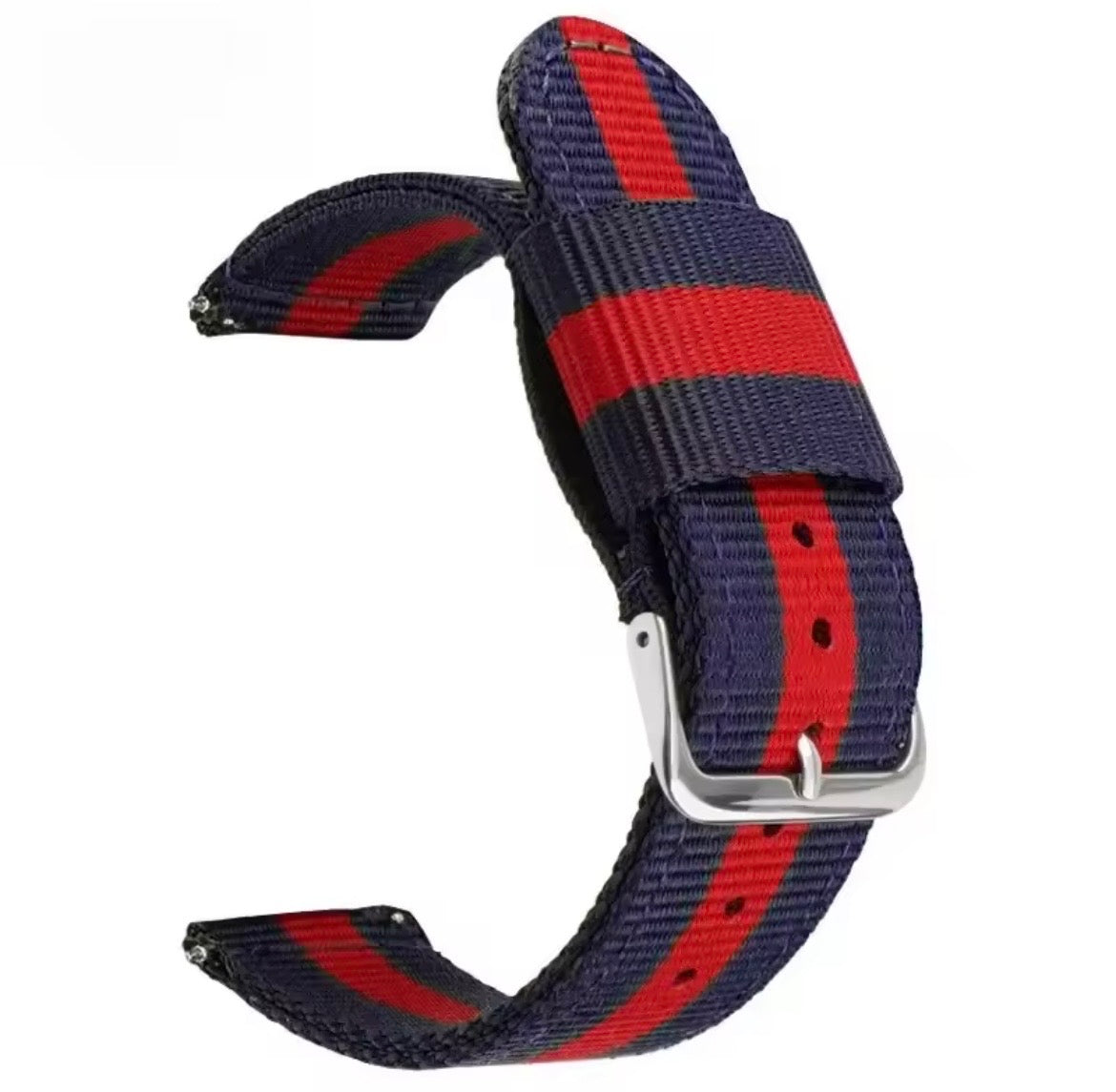 Universal NATO Watch Strap 20mm/22mm – Nylon Watch Band Compatible with Omega Moonswatch, Samsung, Garmin, Huawei, Amazfit & More