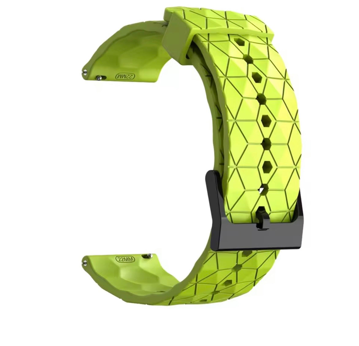 HexGrid Polar Silicone Sport Watch Band for CMF Watch Pro / Pro 2 / 22mm