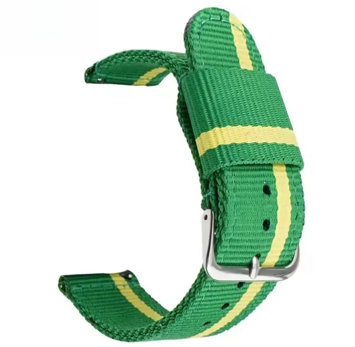 Universal NATO Watch Strap 20mm/22mm – Nylon Watch Band Compatible with Omega Moonswatch, Samsung, Garmin, Huawei, Amazfit & More