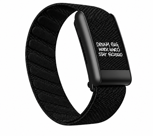 Dream big, work hard, stay focused print - Strap compatible with WHOOP 5.0 & 5.0 MG