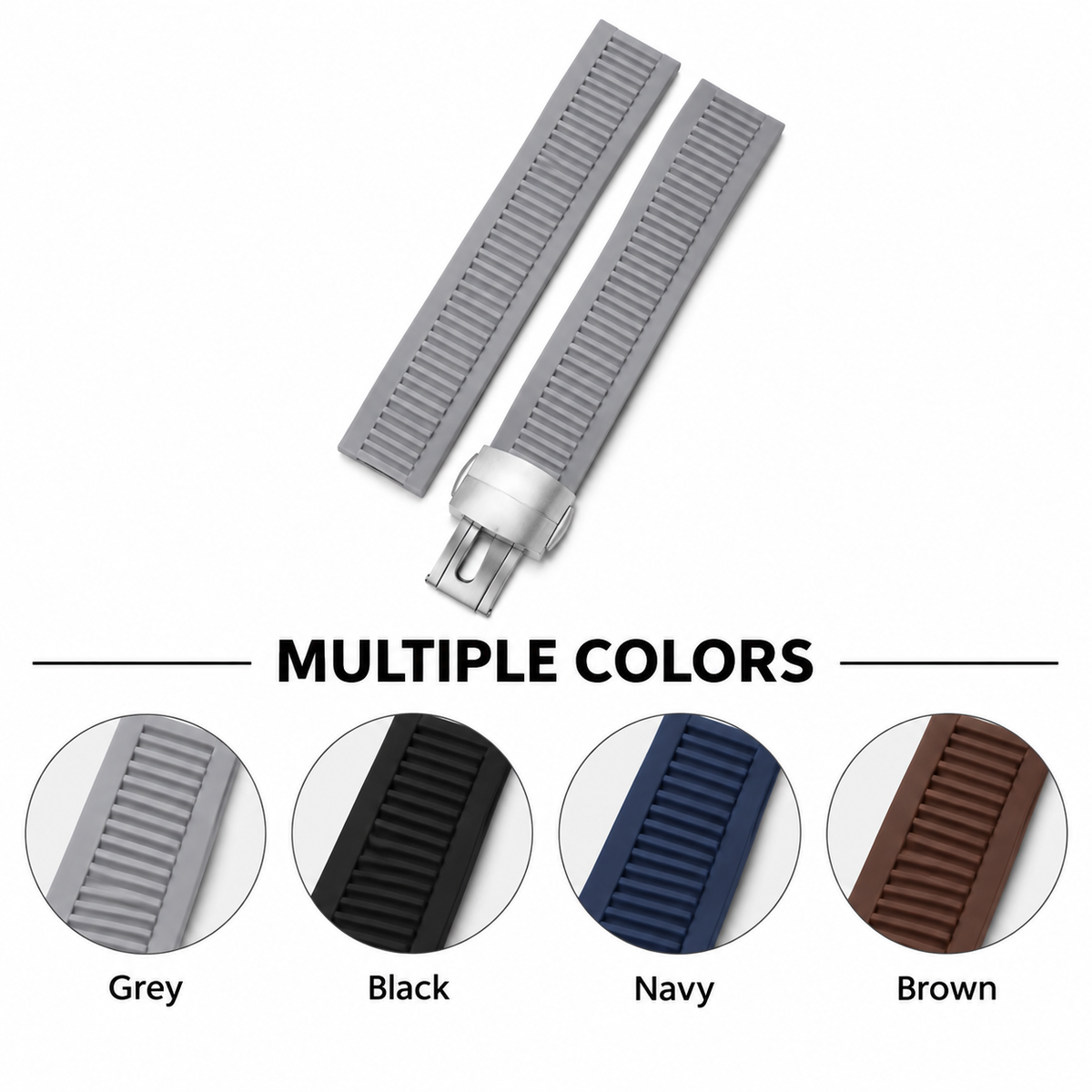 Premium Silicone Rubber Watch Strap for Patek Philippe Nautilus