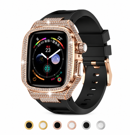 Iced Out Full Case & Strap for Apple Watch