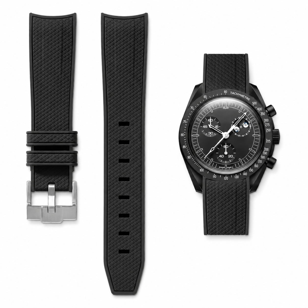 Omega x Swatch MoonSwatch  with Textured Rubber Strap