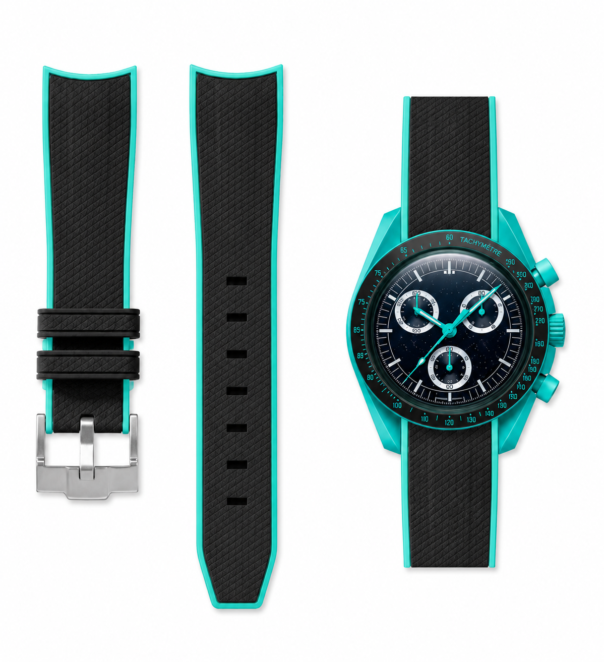 Omega x Swatch MoonSwatch  with Textured Rubber Strap