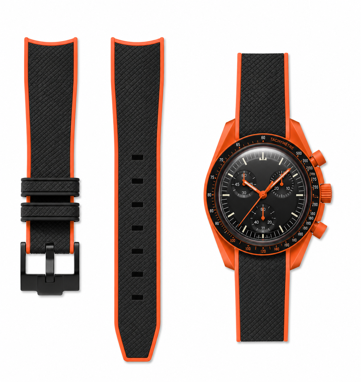 Omega x Swatch MoonSwatch  with Textured Rubber Strap