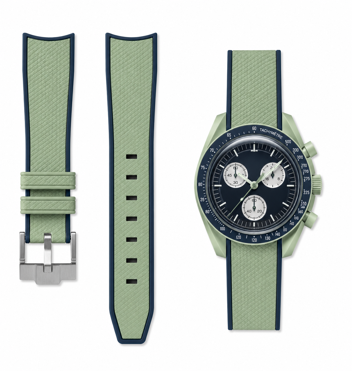 Omega x Swatch MoonSwatch  with Textured Rubber Strap