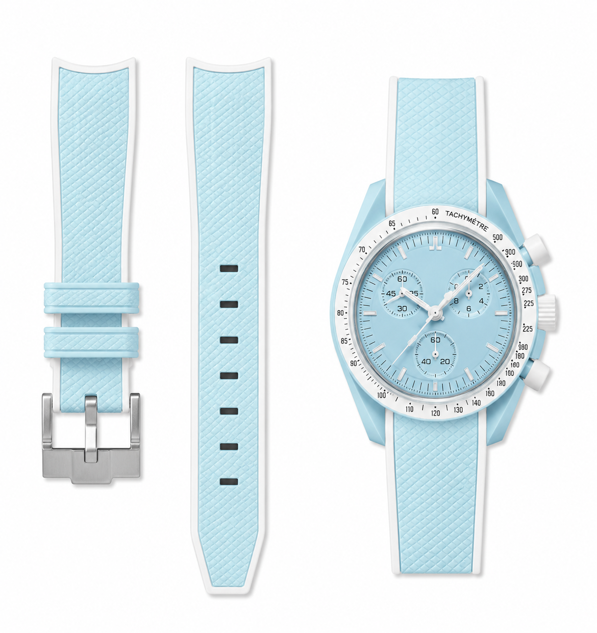 Omega x Swatch MoonSwatch  with Textured Rubber Strap