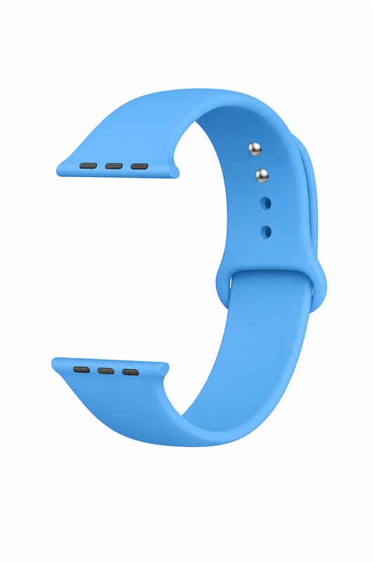 Silicone Sport Band for Apple Watch – Soft Flexible Strap multiple colors