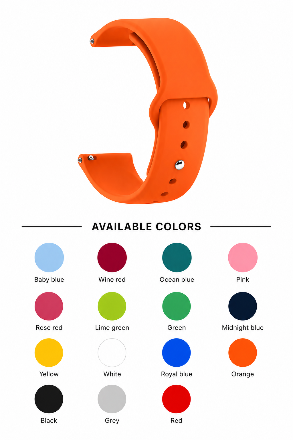 Elegant & Comfortable Replacement Strap for Polar Smartwatches