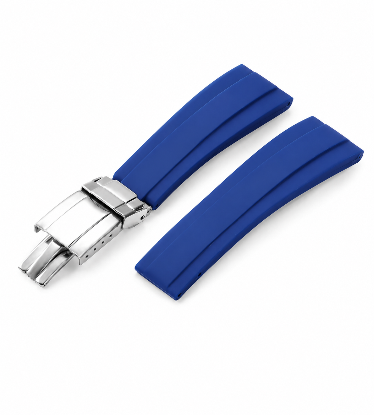 Luxury Silicone Watch Band 20mm for Rolex Submariner, Daytona, GMT & Datejust – Waterproof Strap with Deployant Clasp