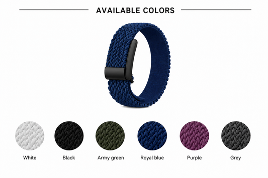 Elastic Nylon Sport Band Compatible with WHOOP 4.0 – Breathable Replacement Strap