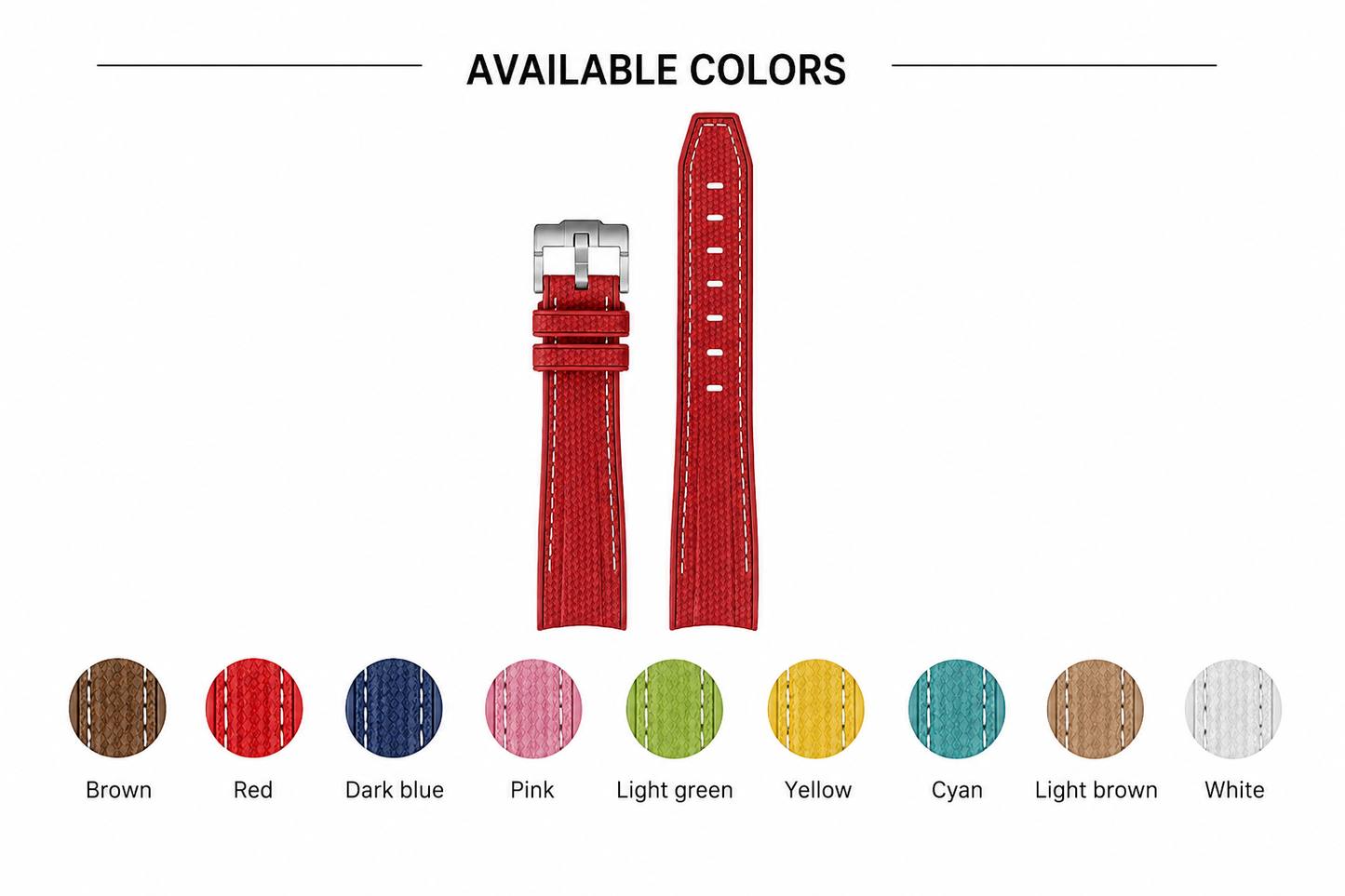 Premium Strap for Omega x Swatch MoonSwatch – Multiple Colors Available 20mm
